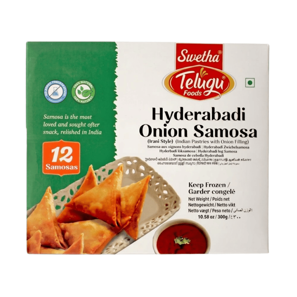 Telugu foods Hyderabadi Onion Samosa 300 g buy online USA - 1